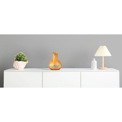 LED RGBW Aromato difuzorius ir oro drėkintuvas LED/230V 500 ml Wi-Fi + nuotolinio valdymo pultas
