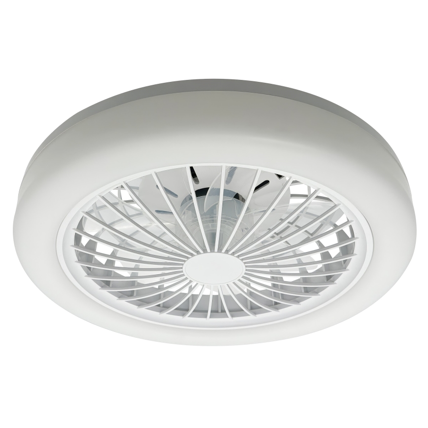 LED pritemdomas lubinis šviestuvas su ventiliatoriumi EGYPT LED/48W/230V 3000–6500K baltas + nuotolinis valdymas