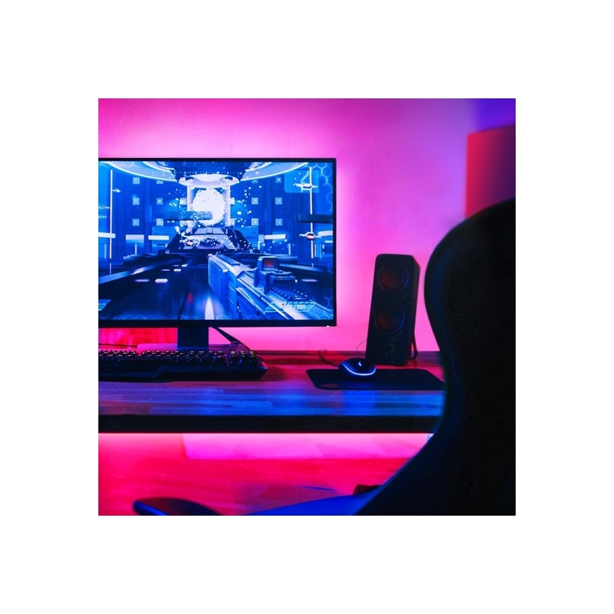 LED RGBW dimeriuojama juosta 5 m, 20,5 W, 230 V, Wi-Fi