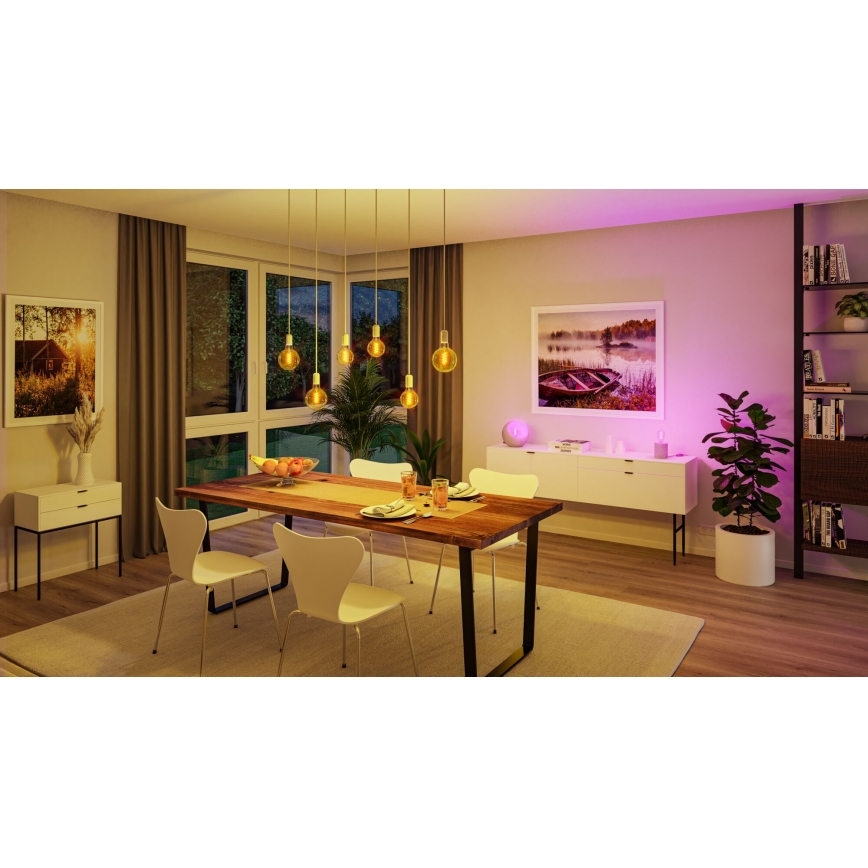 LED RGBW dimeriuojama lemputė FILAMENT E27/6,3W/230V 2200-6500K - Paulmann 29156