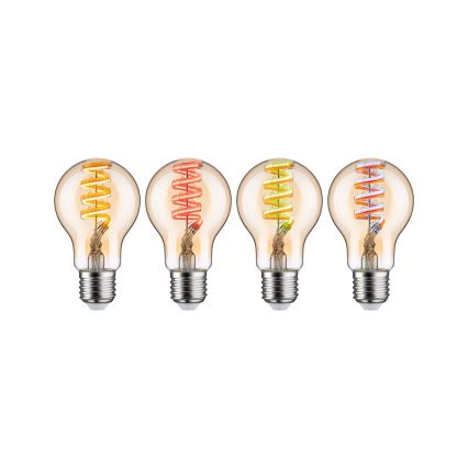 LED RGBW dimeriuojama lemputė FILAMENT E27/6,3W/230V 2200-6500K - Paulmann 29156