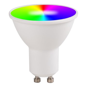 LED RGBW Dimeriuojama lemputė GU10/5,5W/230V 3000-6500K Wi-Fi Tuya