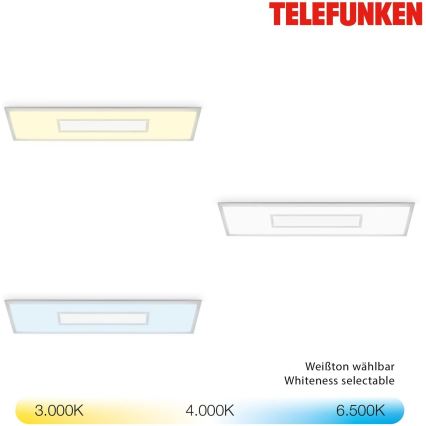LED RGBW dimeriuojama panelė LED/20W/230V 3000-6500K 25x100 cm sidabrinė + nuotolinio valdymo pultas
