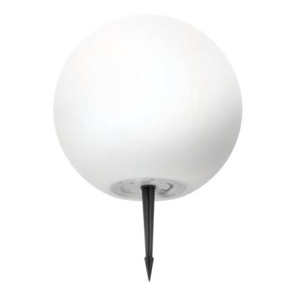 LED RGBW reguliuojamo ryškumo saulės lempa GARDEN BALL LED/5W/3,7V 3000K IP54 2200 mAh Ø 40 cm + nuotolinis pultelis