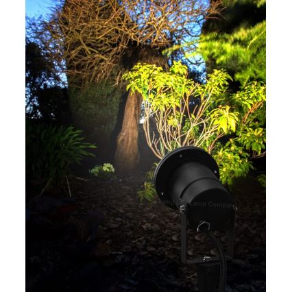 LED RGBW dimeriuojamas lauko šviestuvas BLAKE 1xGU10/6W/230V IP65 + nuotolinis valdymas