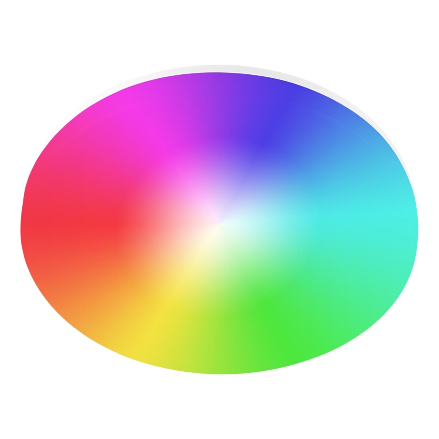 LED RGBW dimeriuojamas vonios kambariui skirtas lubinis šviestuvas LED/24W/230V 3000-6500K Ø 33 cm IP54, baltas, Wi-Fi