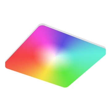 LED RGBW dimeriuojamas vonios lubinis šviestuvas LED/15W/230V 3000-6500K 22x22 cm IP54 baltas Wi-Fi Tuya