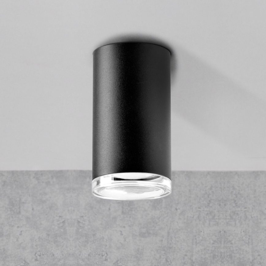 LED RGBW Dimeruojama vonios lubų šviestuvas TURYN 1xGU10/6,5W/230V 2700-6500K Wi-Fi IP44 juodas