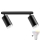 LED RGBW Dimmable Vonios Spot Šviestuvas TURYN 2xGU10/6,5W/230V 2700-6500K Wi-Fi IP44 juoda