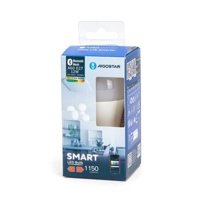 LED RGBW Reguliuojama lemputė A60 E27/12W/230V 2700-6500K - Aigostar