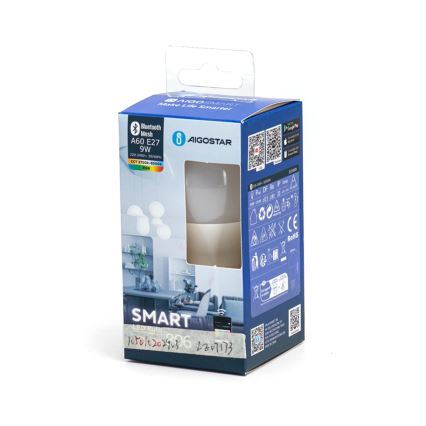LED RGBW Reguliuojama lemputė MESH Išmanus A60 E27/9W/230V 2700-6500K - Aigostar