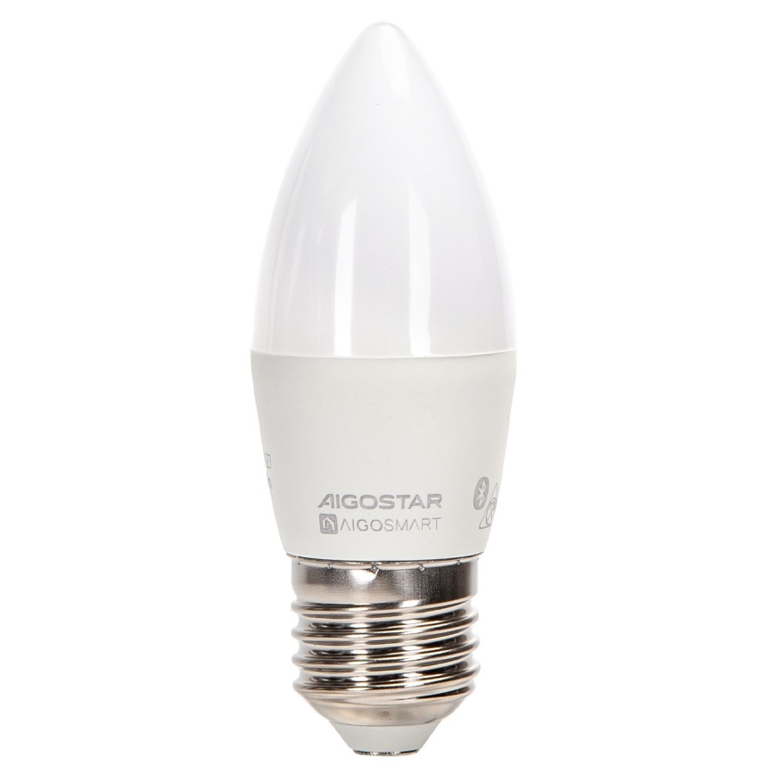 LED RGBW Reguliuojama lemputė C37 E27/4,9W/230V 2700-6500K - Aigostar