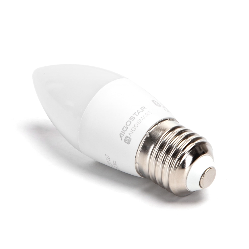 LED RGBW Reguliuojama lemputė C37 E27/6,5W/230V 2700-6500K - Aigostar