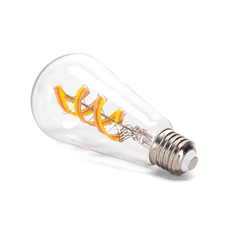 LED RGBW Reguliuojama lemputė FILAMENT MESH Išmanus ST64 E27/4,9W/230V 2700K - Aigostar