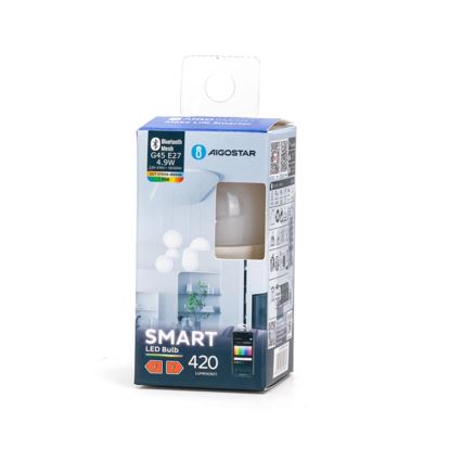 LED RGBW Reguliuojama lemputė MESH Išmanus G45 E27/4,9W/230V 2700-6500K - Aigostar
