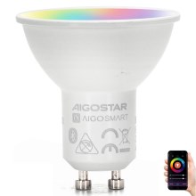LED RGBW Elektros lemputė GU10/6,5W/230V 2700-6500K - Aigostar