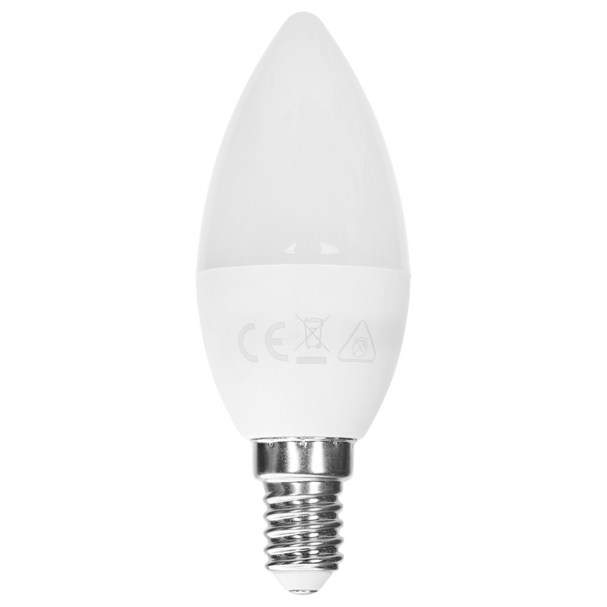 LED RGBW lemputė C37 E14/4,8W/230V 3000K + nuotolinio valdymo pultas - Aigostar