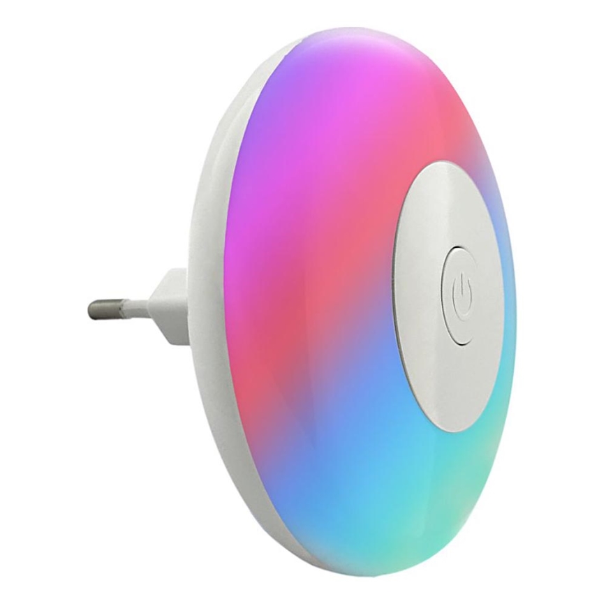 LED RGBW Naktinė lemputė LED/1W/230V balta