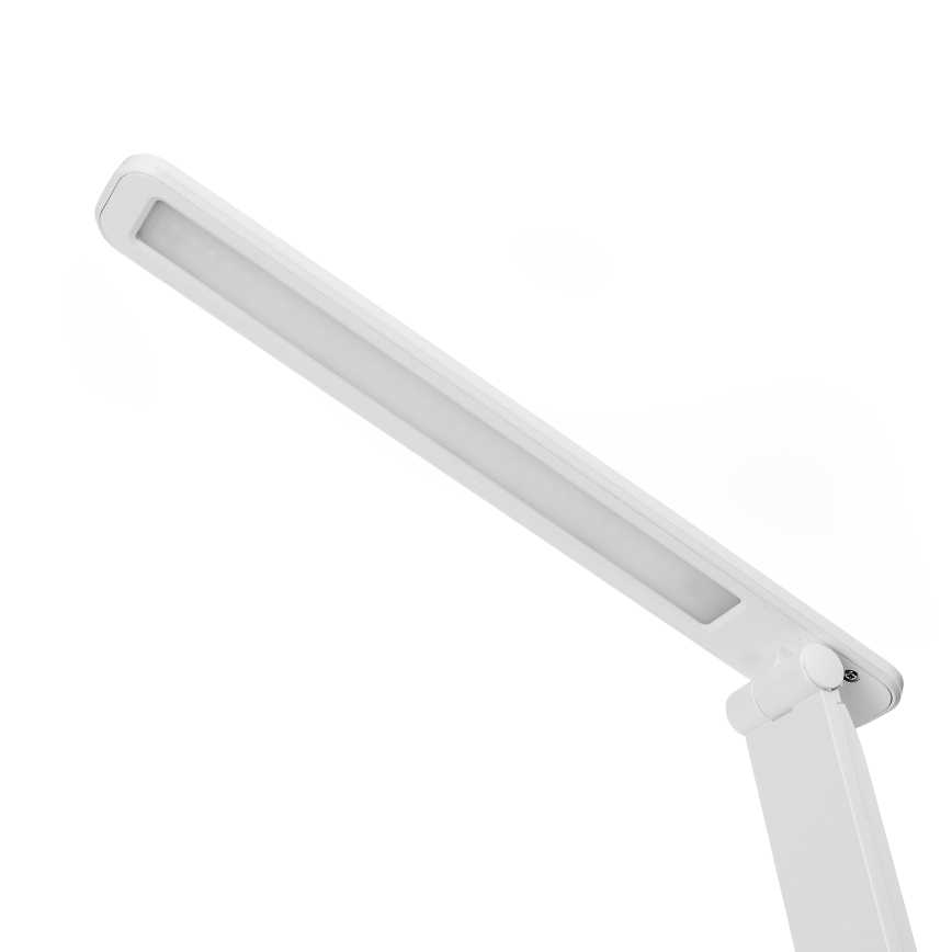 LED RGBW Pritemdoma lempa su belaidžiu įkrovimu, ekranu, ekranas ir USB prievadas MAGNUS LED/6W/5V 3000-6500K balta