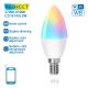 LED RGBW Pritemdoma lemputė C37 E14/6,5W/230V 2700-6500K Wi-Fi - Aigostar