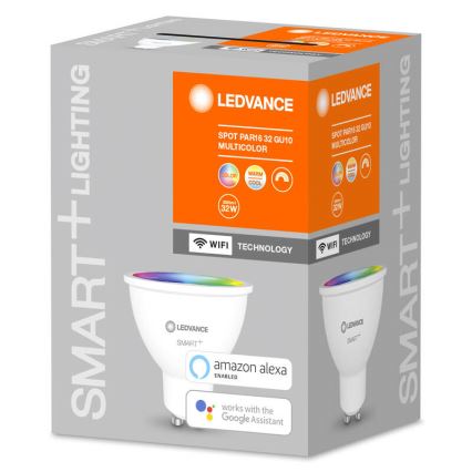 LED RGBW Pritemdoma lemputė SMART+ GU10/5W/230V 2700K-6500K - Ledvance