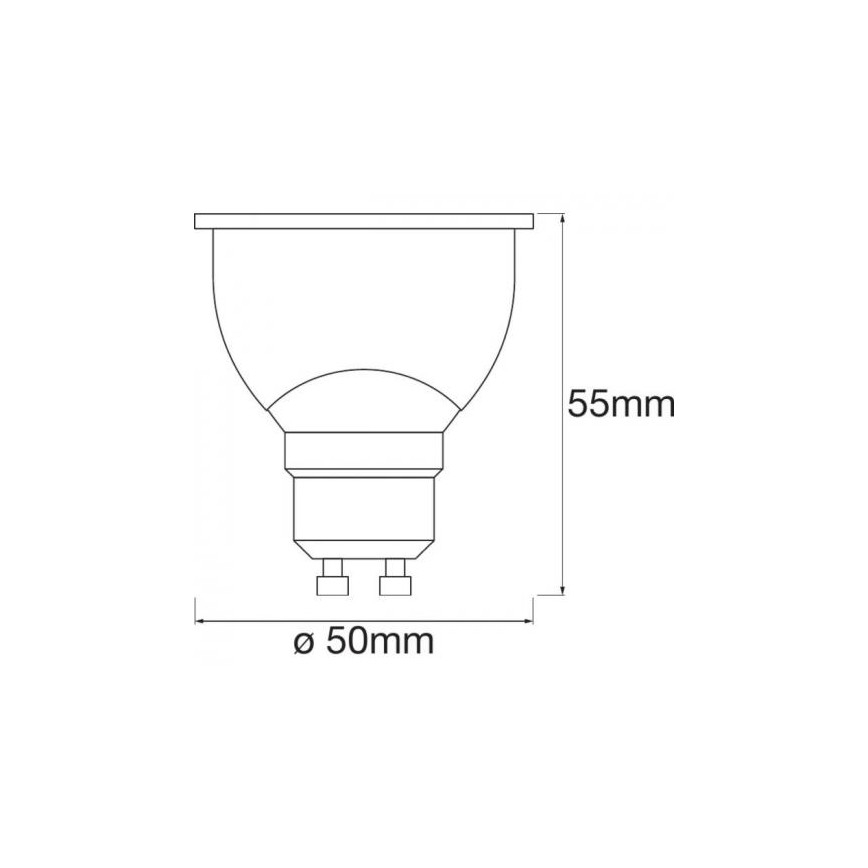 LED RGBW Pritemdoma lemputė SMART+ GU10/5W/230V 2700K-6500K - Ledvance