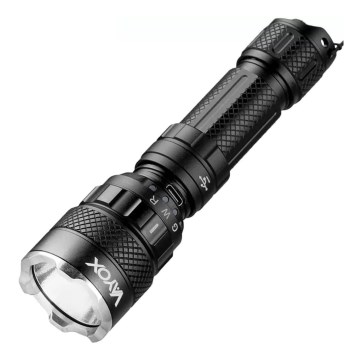 LED RGBW Pritemdomas įkraunamas žibintuvėlis LED/15W/5V IP66 1500 blizgus 2000 mAh
