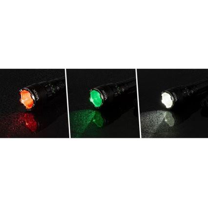 LED RGBW Pritemdomas įkraunamas žibintuvėlis LED/15W/5V IP66 1500 blizgus 2000 mAh