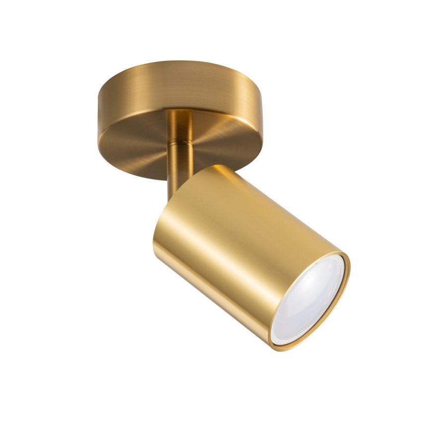 LED RGBW sieninis taškinis šviestuvas su reguliuojamu ryškumu GOLDI 1xGU10/6,5W/230V 2700-6500K Wi-Fi auksinis