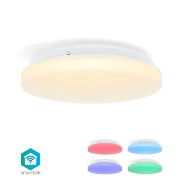 LED RGBW Pritemdomas sieninis vonios šviestuvas SmartLife LED/18W/230V 2700-6500K IP44 Wi-Fi Tuya