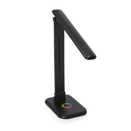 LED RGBW Pritemdomas stalinis šviestuvas NOBLITE LED/7W/5V 3000/4000/6500K juoda