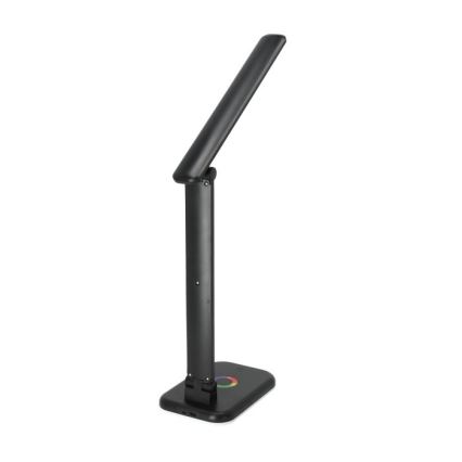 LED RGBW Pritemdomas stalinis šviestuvas NOBLITE LED/7W/5V 3000/4000/6500K juoda