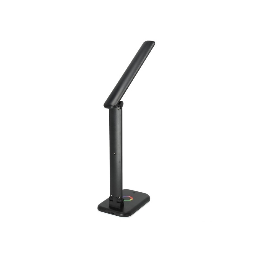 LED RGBW Pritemdomas stalinis šviestuvas NOBLITE LED/7W/5V 3000/4000/6500K juoda