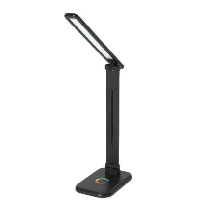 LED RGBW Pritemdomas stalinis šviestuvas NOBLITE LED/7W/5V 3000/4000/6500K juoda