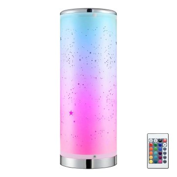 LED RGBW Pritemdomas stalinis šviestuvas STELLA MINI LED/5W/5V + nuotolinio valdymo pultas