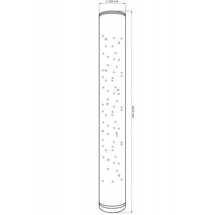 LED RGBW Pritemdomas toršeras STELLA LED/12W/230V + nuotolinio valdymo pultas