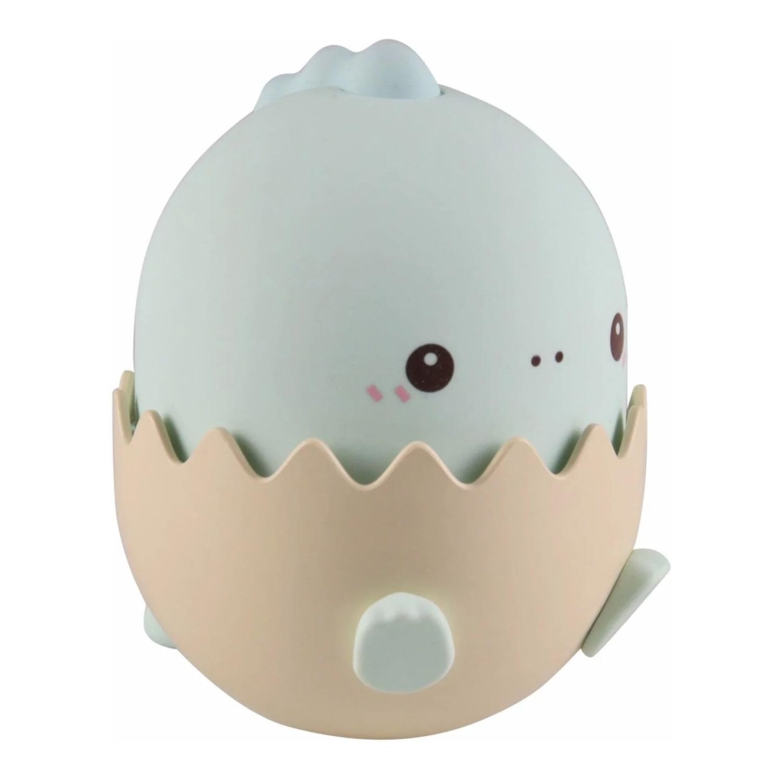 LED RGBW Pritemdomas vaikiškas jutiklinė lempa BABY DINO LED/0,75W/5V USB 1200 mAh mėlyna