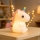 LED RGBW reguliuojama, įkraunama, jutiklinė vaikiška naktinė lempa UNICORN LED/1W/5V 1200 mAh