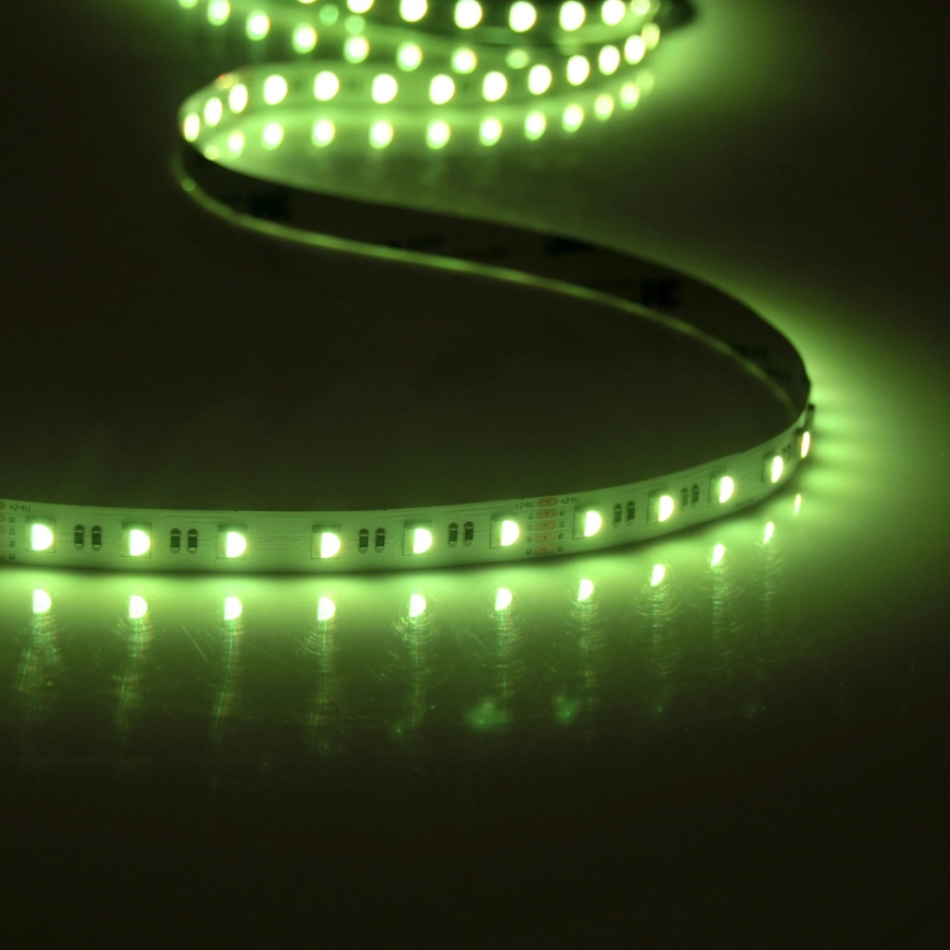 LED RGBW Reguliuojama juosta 3m LED/22W/24/230V + valdymo pultas