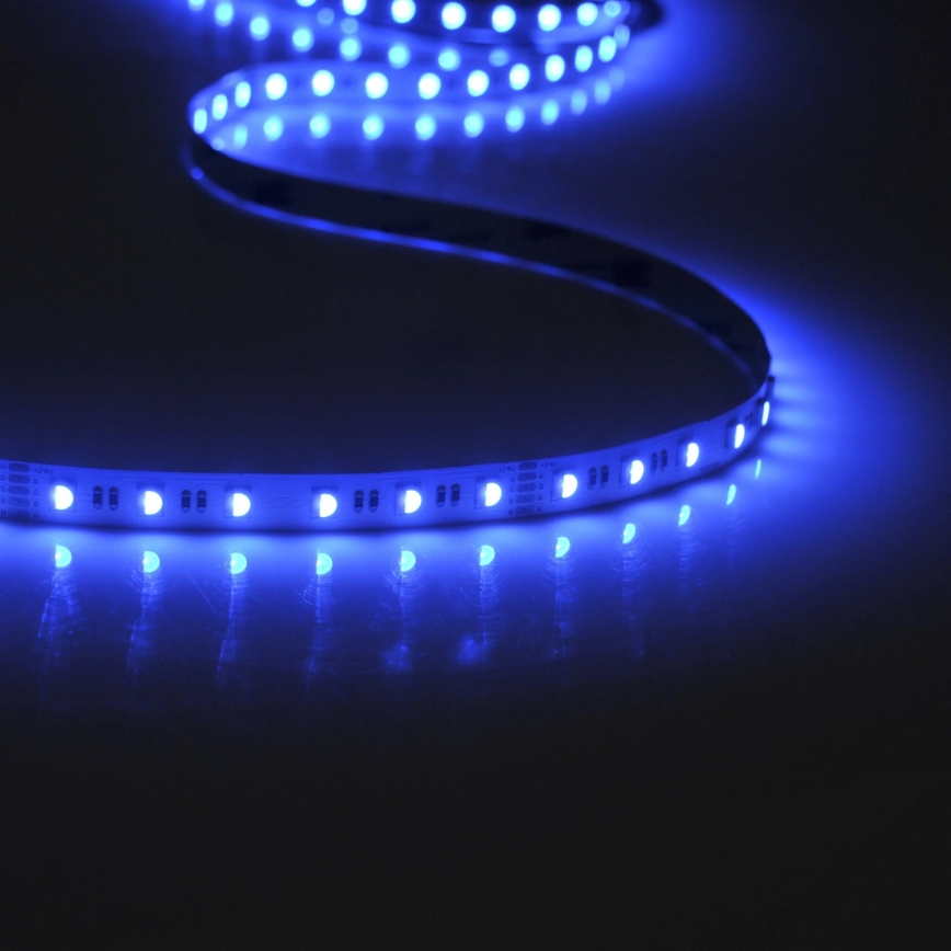 LED RGBW Reguliuojama juosta 3m LED/22W/24/230V + valdymo pultas