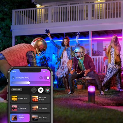 LED RGBW Reguliuojama juostelė Philips Hue OUTDOOR STRIP LED/20,5W 2m IP67