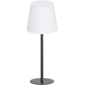 LED RGBW reguliuojama jutiklinė lauko stalo lempa LUCIA LED/2W/5V 1800/2700/6500K 3600 mAh IP44 juoda