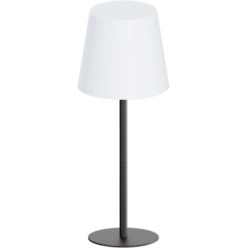 LED RGBW reguliuojama jutiklinė lauko stalo lempa LUCIA LED/2W/5V 1800/2700/6500K 3600 mAh IP44 juoda