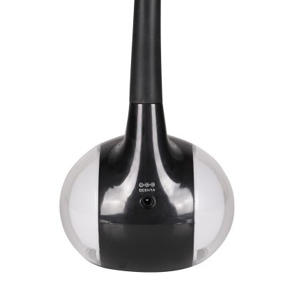 LED RGBW Reguliuojama jutiklinė stalinė lempa COSMOS LED/6,5W/230V juoda