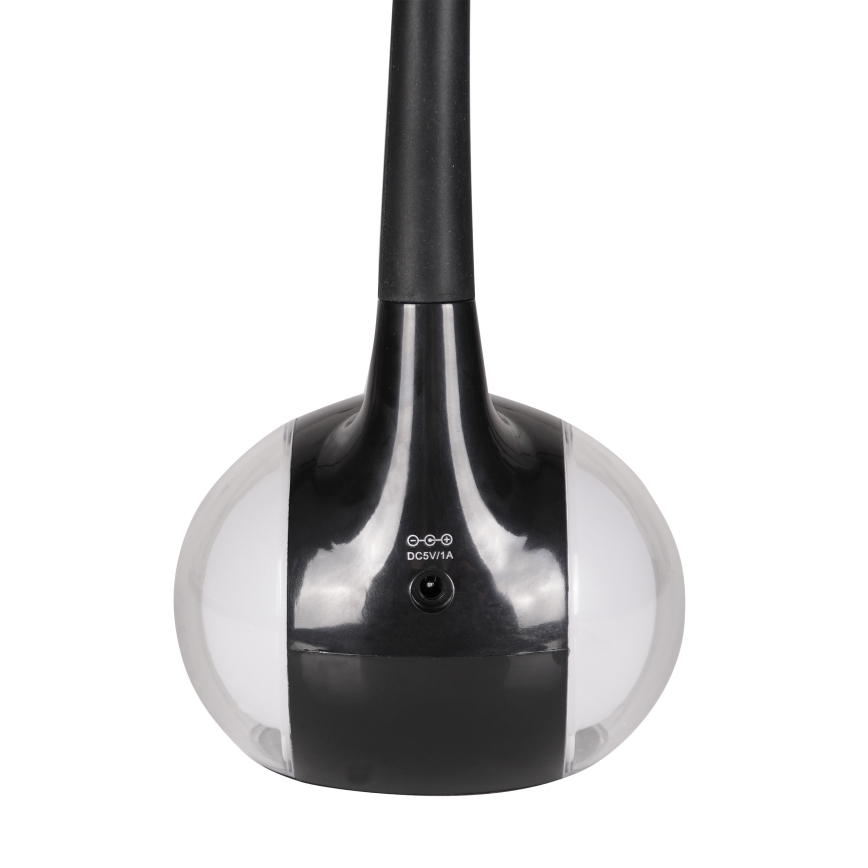 LED RGBW Reguliuojama jutiklinė stalinė lempa COSMOS LED/6,5W/230V juoda