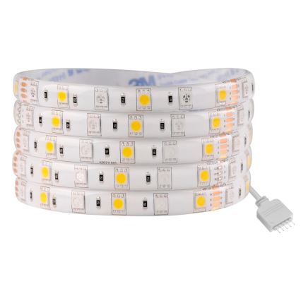 LED RGBW Reguliuojama lauko juosta 5m LED/24W/12V IP65