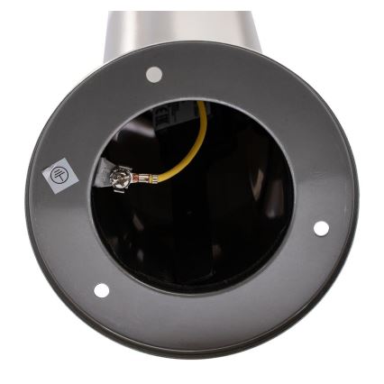 LED RGBW dimeriuojamas lauko šviestuvas LIVIA 1xE27/6,5W/230V 2700-6500K Wi-Fi 45 cm IP44 sidabrinis