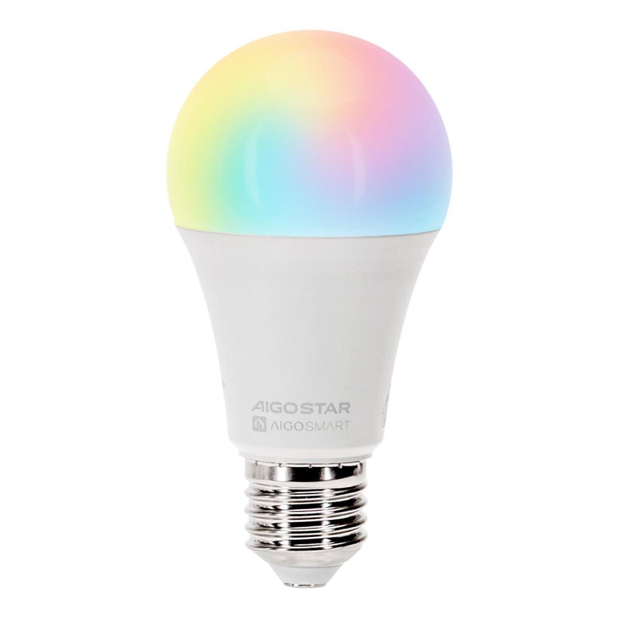 LED RGBW Reguliuojama lemputė A60 E27/15W/230V 2700-6500K Wi-Fi - Aigostar