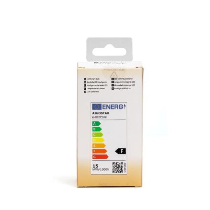 LED RGBW Reguliuojama lemputė A60 E27/15W/230V 2700-6500K Wi-Fi - Aigostar