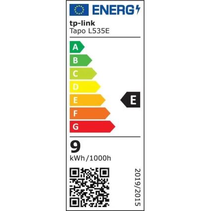 LED RGBW dimeriuojama lemputė MATTER A60 E27/8,6W/230V 2500-6500K Wi-Fi - TP-Link